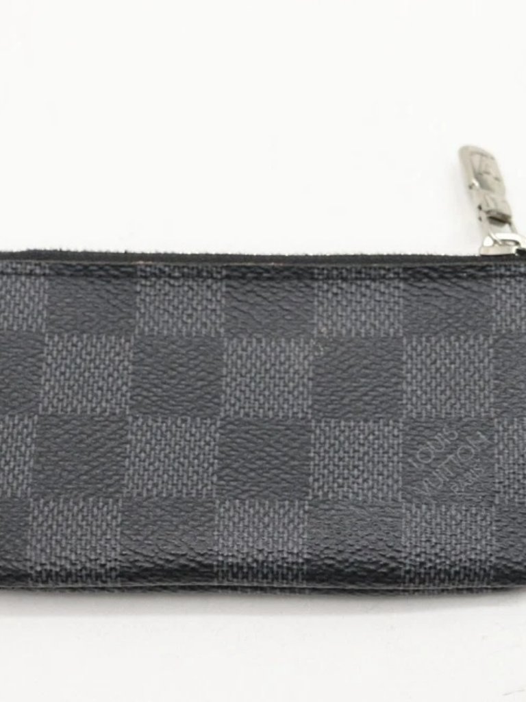 Louis Vuitton Damier Graphite Key Pouch - Black
